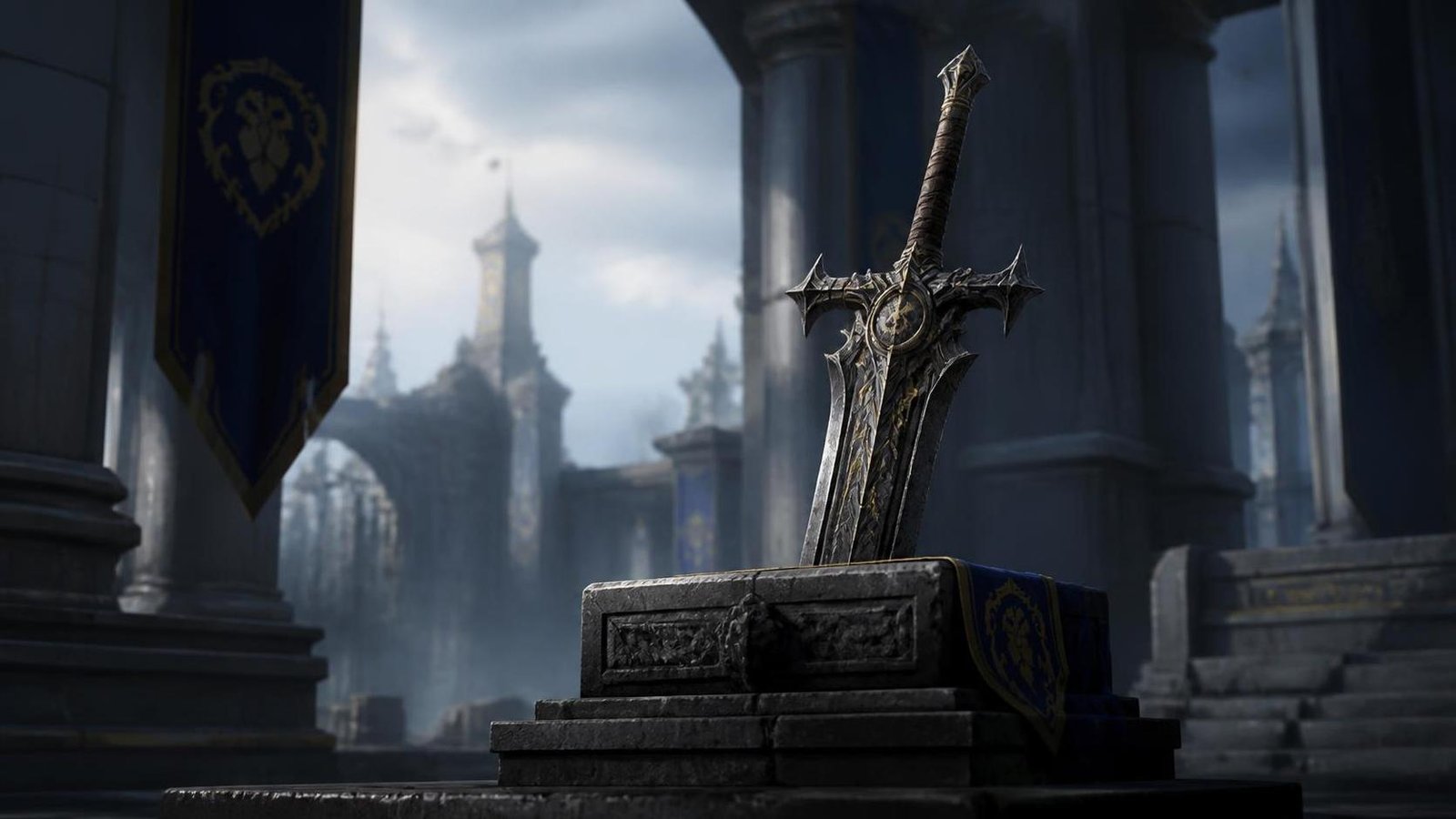 Illustration éditoriale de World of Warcraft révèle enfin le destin de l’énorme épée après 8 ans