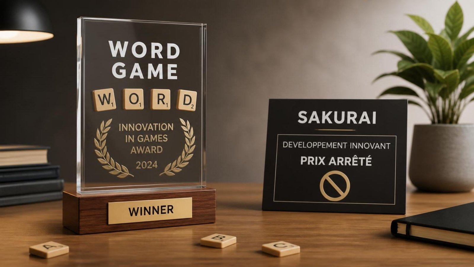 Illustration éditoriale de Word Game récompensé alors que Sakurai stoppe son prix pour innover