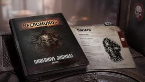Illustration éditoriale de Necromunda: Underhive Journal présente de nouvelles règles Goliath