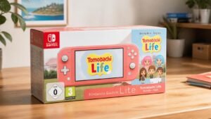 Illustration éditoriale de Tomodachi Life : bundle Switch Lite annoncé en Europe