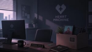 Illustration éditoriale de Hyper Light Drifter : Heart Machine licencie presque tout le studio