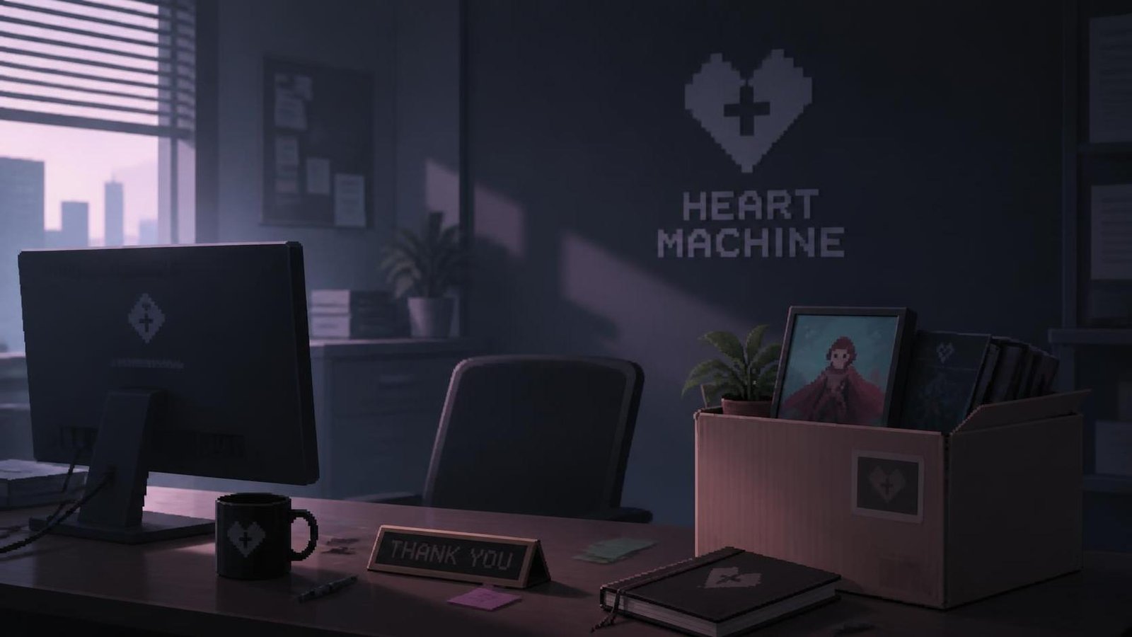 Illustration éditoriale de Hyper Light Drifter : Heart Machine licencie presque tout le studio