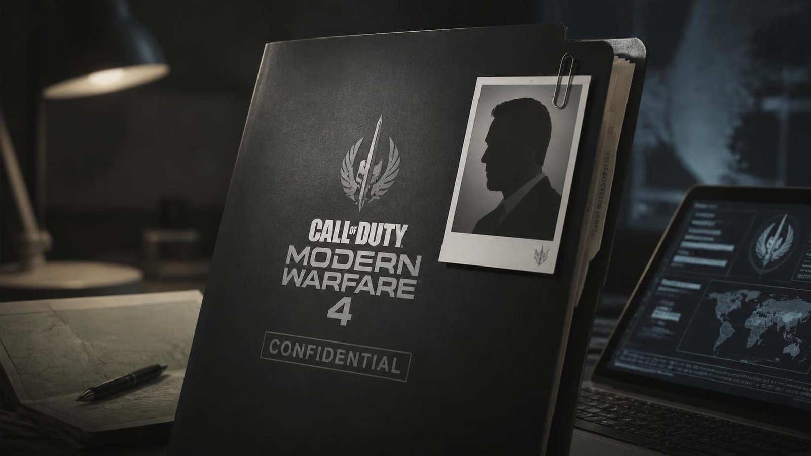 Illustration éditoriale de Call of Duty Modern Warfare 4 : Mads Mikkelsen incarne l’antagoniste
