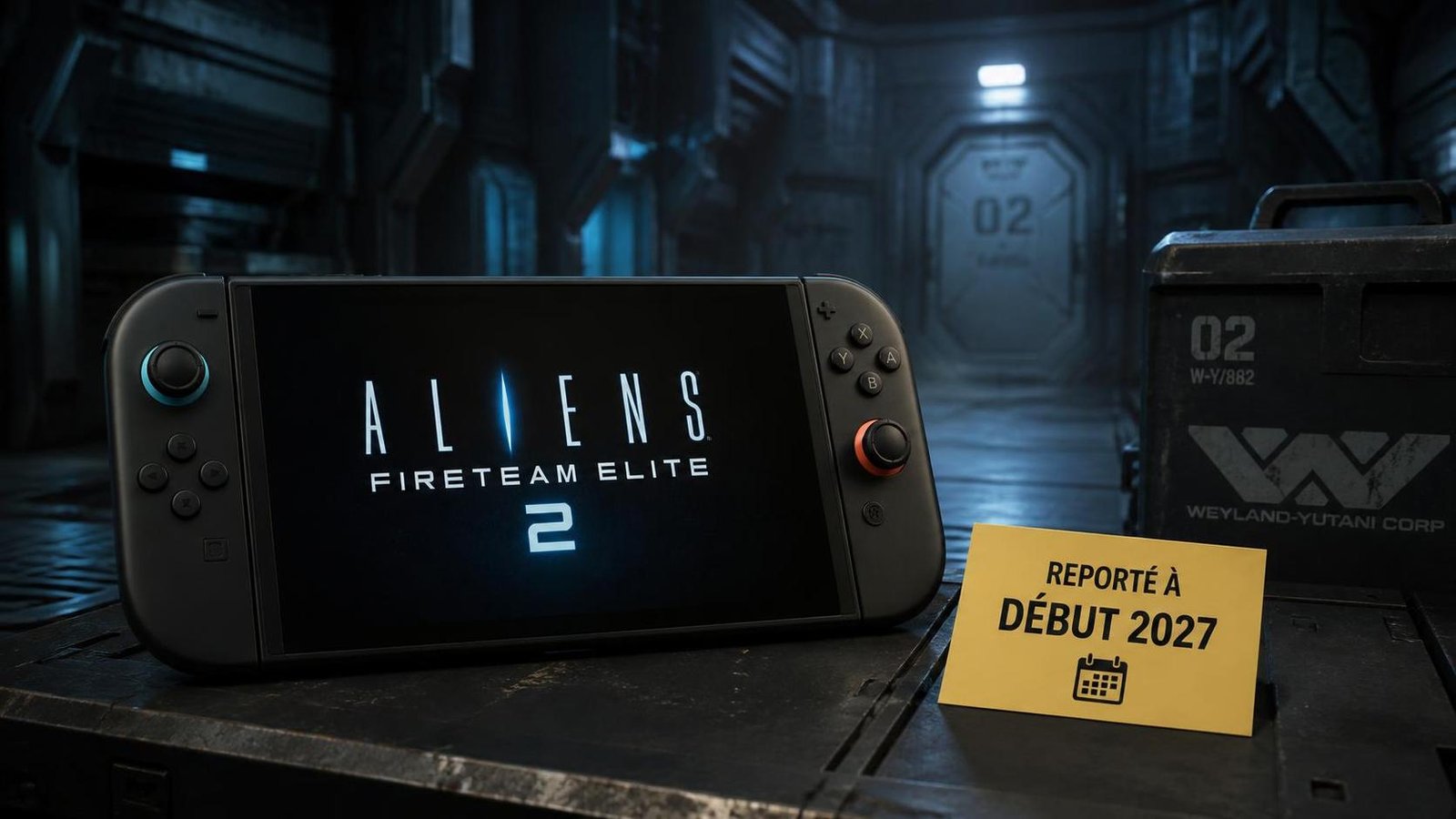 Illustration éditoriale de Aliens: Fireteam Elite 2 sur Switch 2 repoussé à début 2027