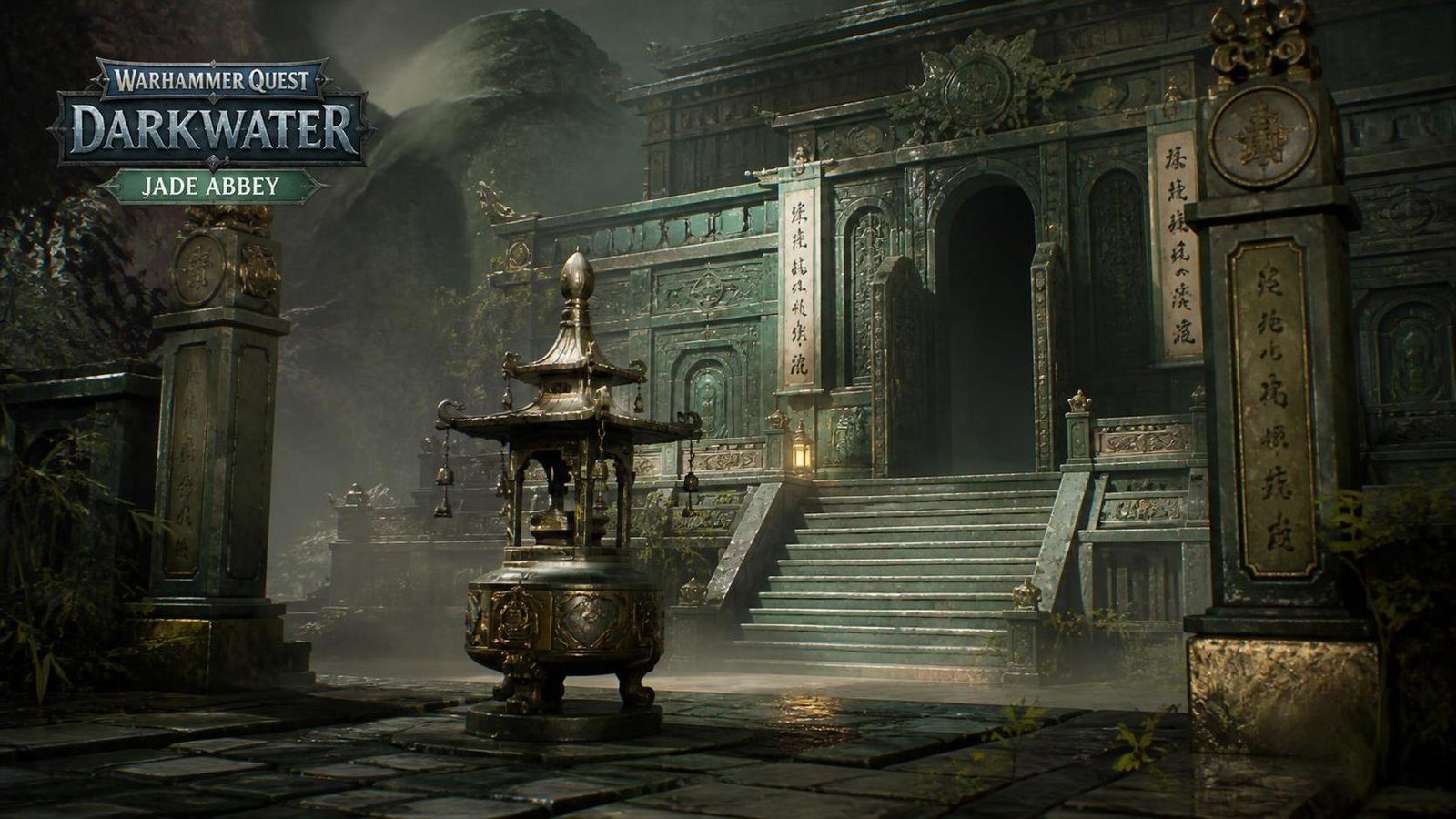 Illustration éditoriale de Warhammer Quest: Darkwater dévoile l’extension Jade Abbey