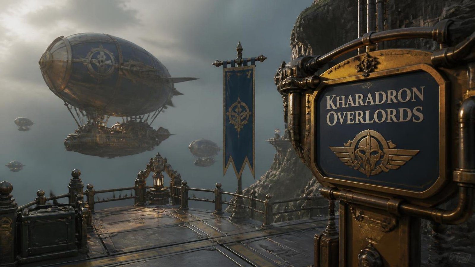 Illustration éditoriale de Warhammer Age of Sigmar : animation Kharadron Overlords dévoilée