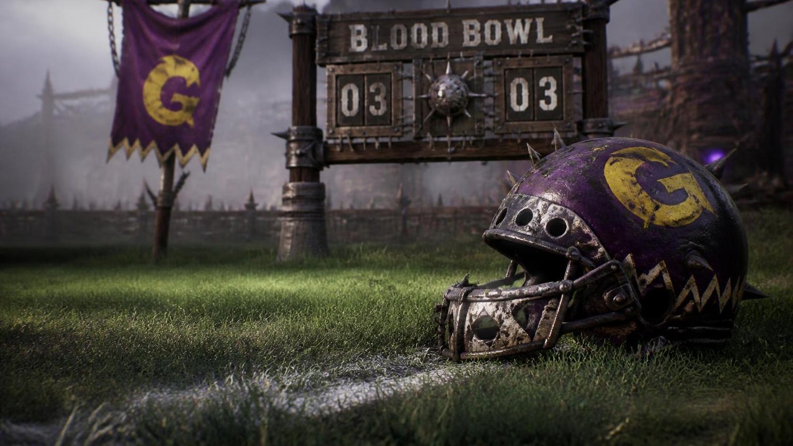 Illustration éditoriale de Blood Bowl 3 : les Gobelins de la Nuit débarquent sur le terrain