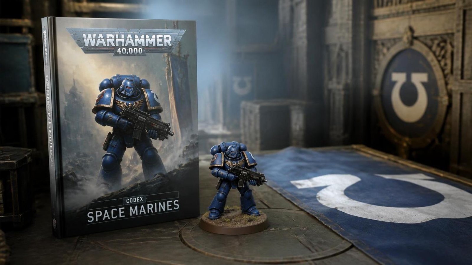 Illustration éditoriale de Warhammer 40,000 : précommandes samedi, nouveaux Space Marines et codex