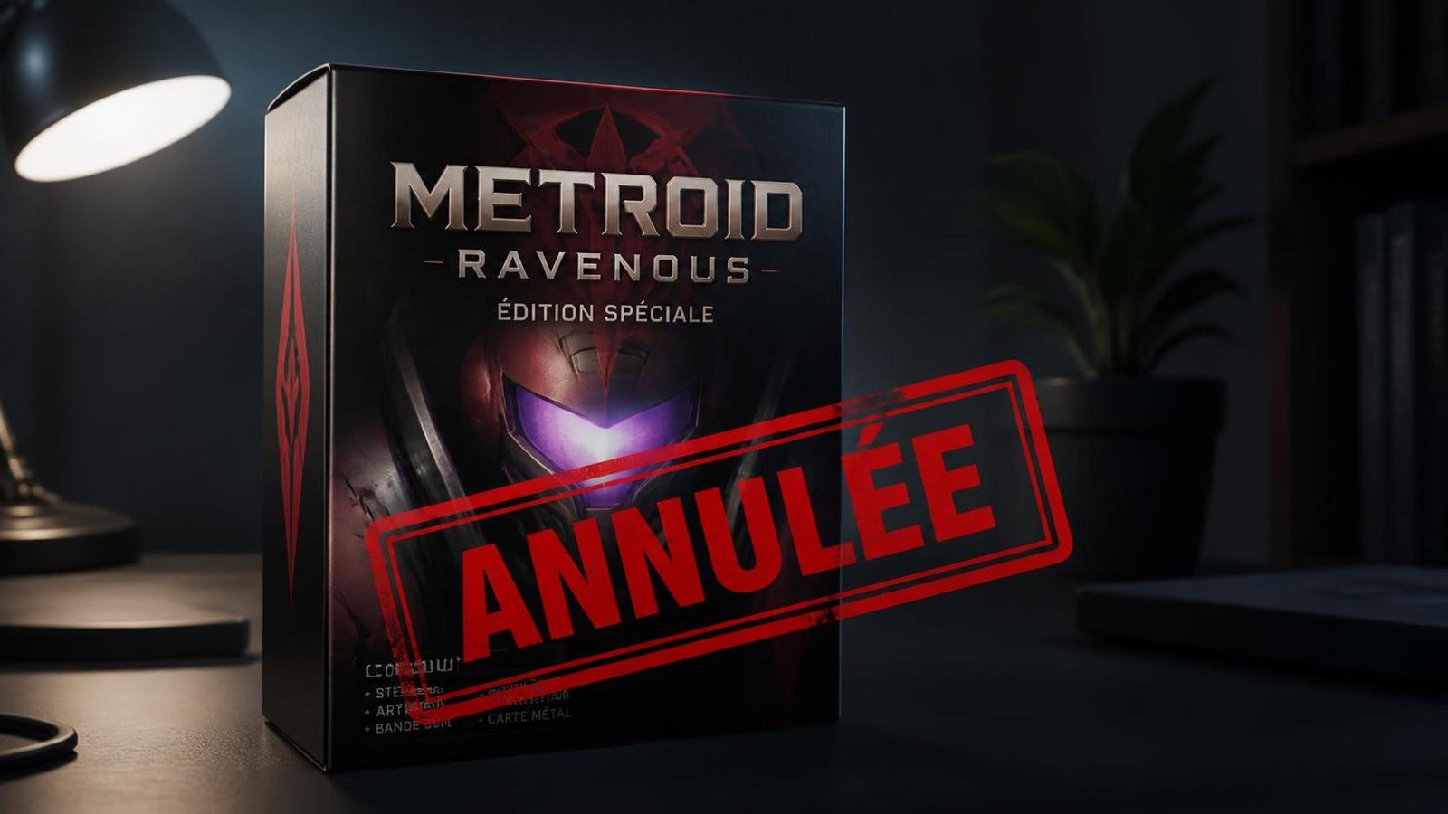 Illustration éditoriale de Very annule de nombreuses précommandes de Metroid Ravenous Édition Spéciale
