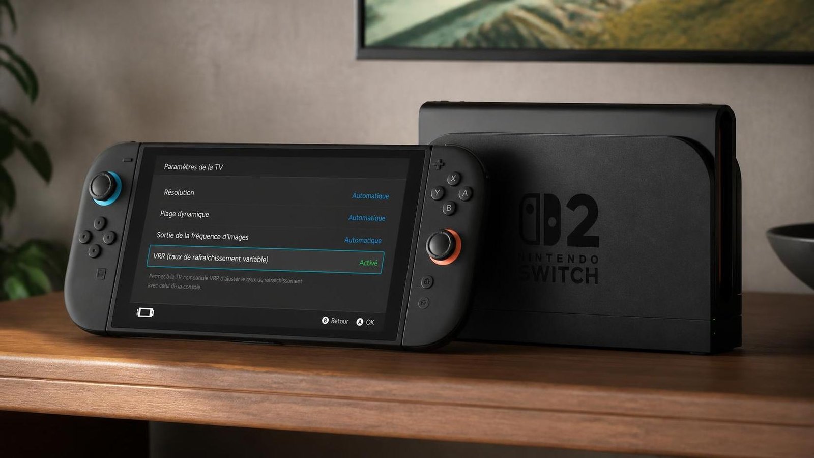 Illustration éditoriale de Nintendo Switch 2 : plusieurs jeux Switch corrigés après mise à jour VRR