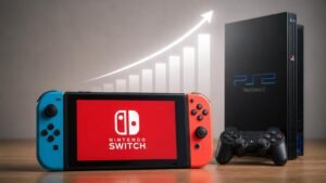 Illustration éditoriale de Nintendo Is Doing Its Best To Make Sure Switch Overtakes PS2