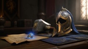 Illustration éditoriale de World of Warcraft: Forever dévoile des objets qui brisent les règles
