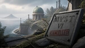 Illustration éditoriale de Myst VI annulé chez Cyan : un aperçu de 3 minutes laisse des regrets