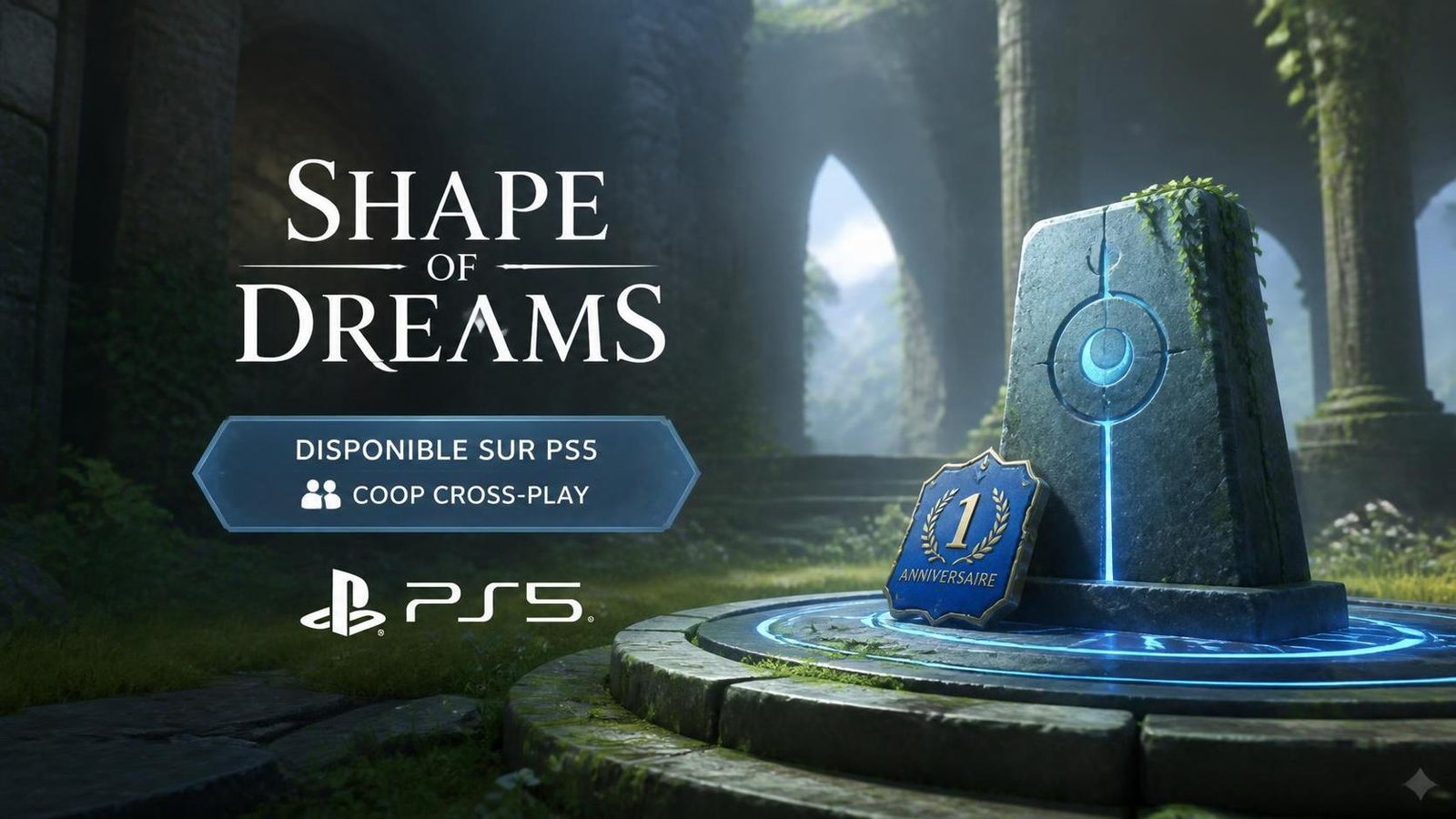 Illustration éditoriale de Shape of Dreams arrive sur PS5 avec coop cross-play et MAJ anniversaire