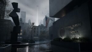 Illustration éditoriale de Control Resonant arrive sur PS5 le 24 septembre avec exploration de Manhattan et combats paranaturels
