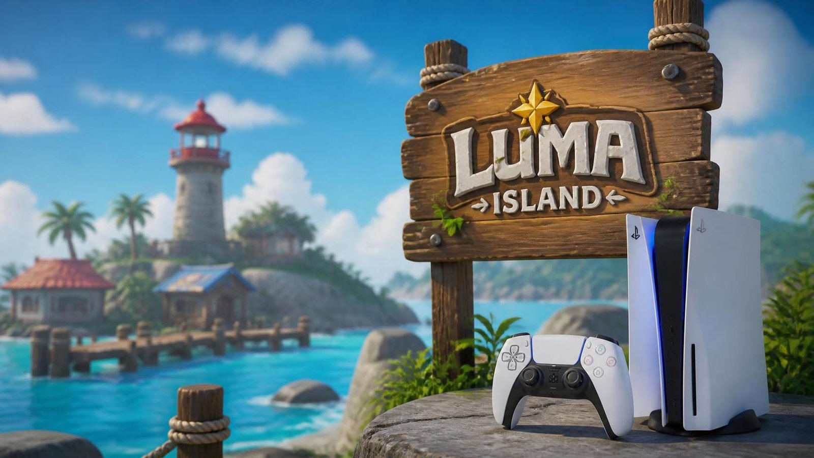 Illustration éditoriale de Luma Island arrive sur PS5 avec coop en ligne et cross-play
