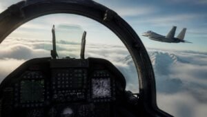 Illustration éditoriale de Ace Combat 8 Wings of Theve mise sur la première personne et une narration plus intime