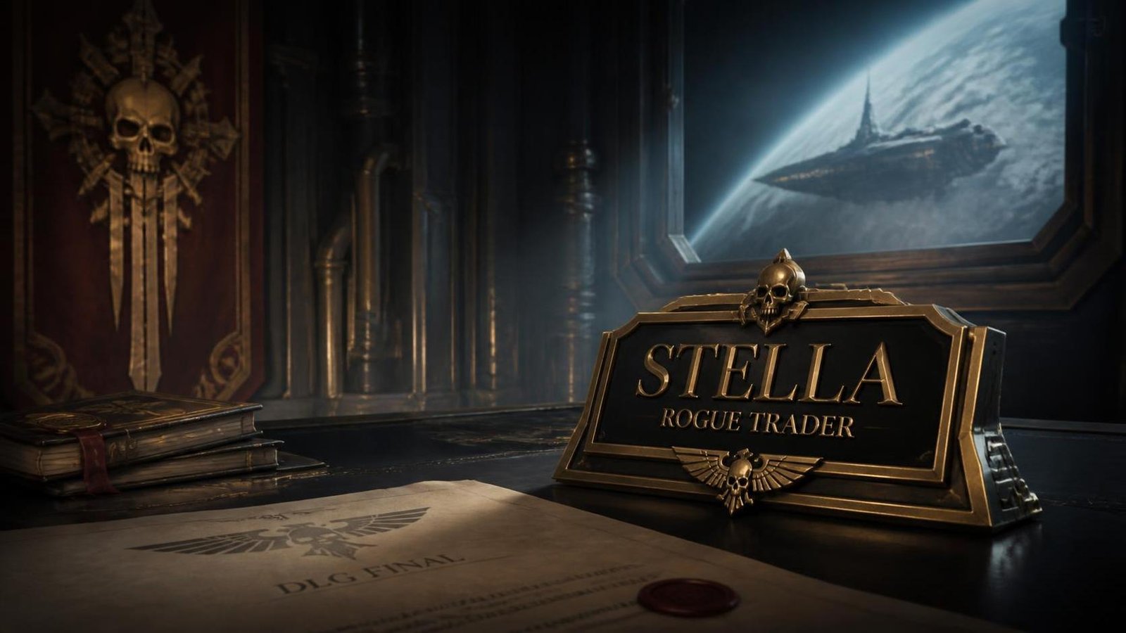 Illustration éditoriale de Warhammer 40k: Rogue Trader dévoile Stella et le DLC final