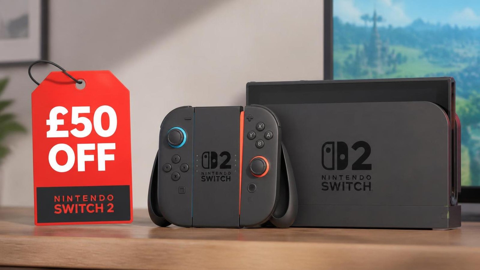 Illustration éditoriale de Quick! Switch 2 Consoles Have Just Been Heavily Discounted In The UK
