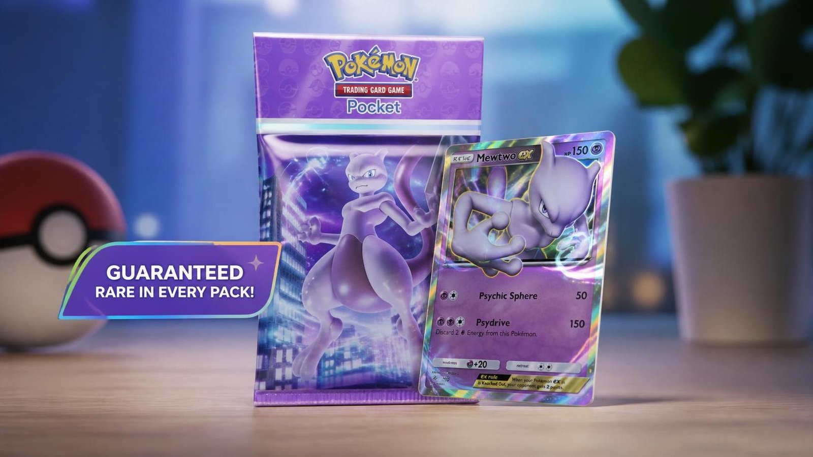 Illustration éditoriale de Pokémon TCG Pocket's Next Expansion Has A Guaranteed Rare In Every Pack