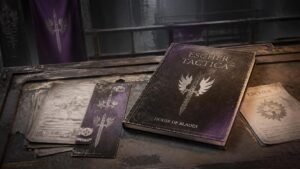 Illustration éditoriale de Escher Tactica : conseils officiels pour maîtriser la House of Blades
