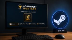 Illustration éditoriale de Achievement hunters arrive sur Steam avec un quiz d’exploits à reconnaître