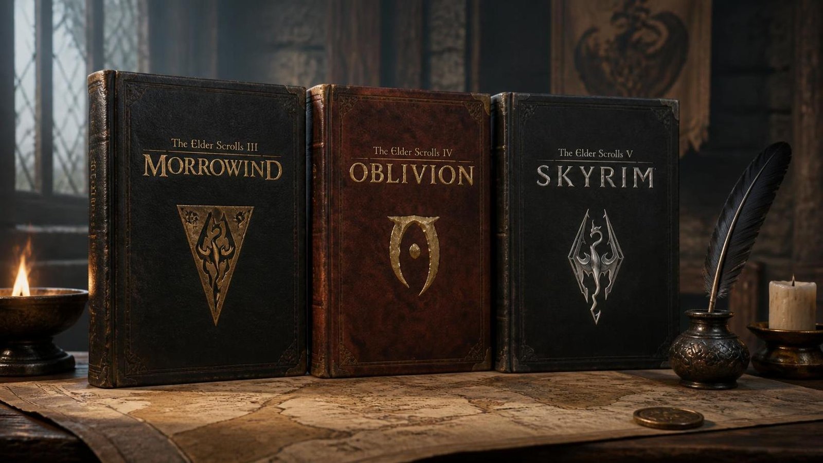 Illustration éditoriale de The Elder Scrolls : 8 opinions tranchées sur Skyrim, Morrowind et Oblivion