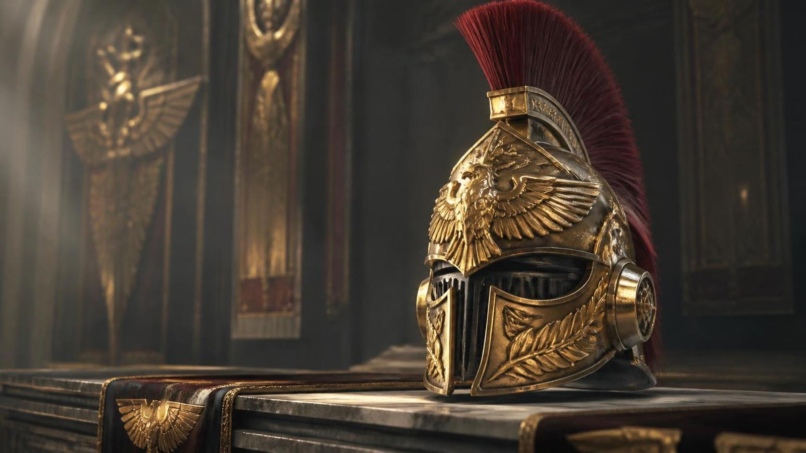 Illustration éditoriale de Warhammer 40,000 et Horus Heresy : nouveautés Adeptus Custodes