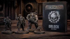 Illustration éditoriale de Necromunda : nouveaux Orlocks, sergents, Ogryns et Journal Orlock