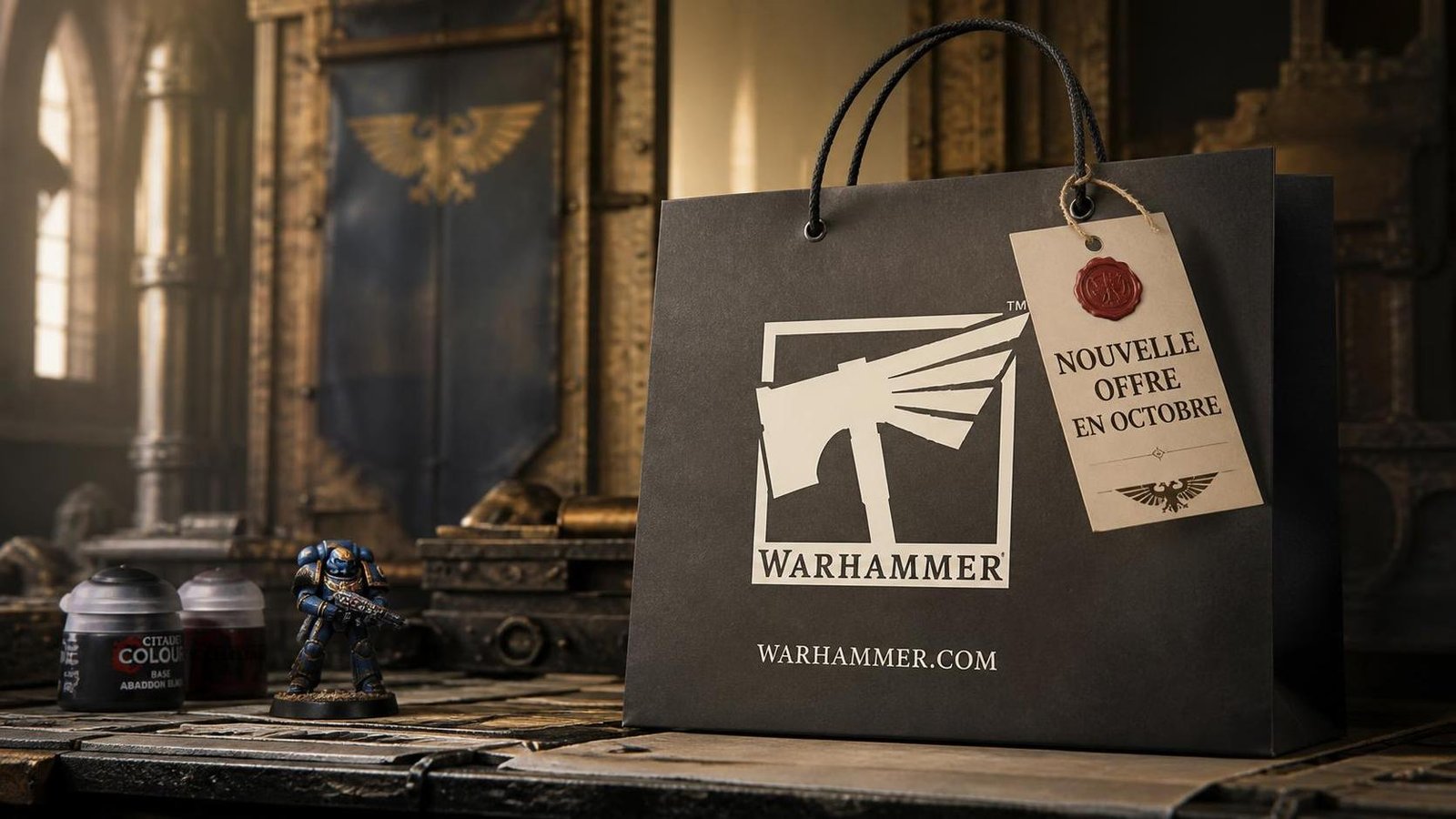 Illustration éditoriale de Warhammer Community : nouvelle offre en boutique en octobre