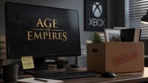 Illustration éditoriale de Age of Empires touché par des licenciements Xbox, prochain jeu annulé