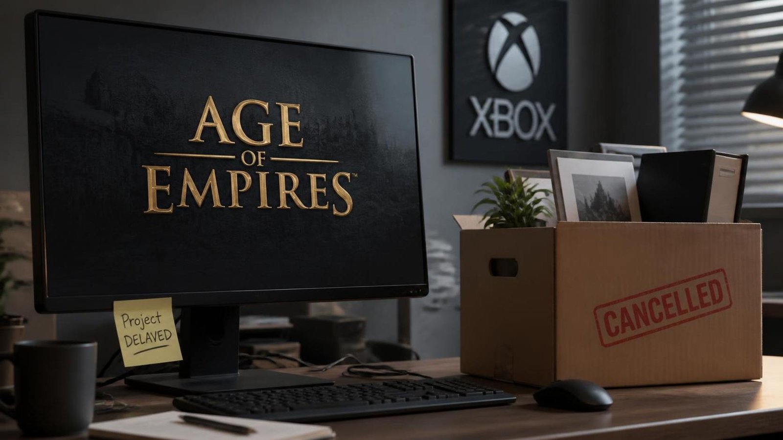 Illustration éditoriale de Age of Empires touché par des licenciements Xbox, prochain jeu annulé