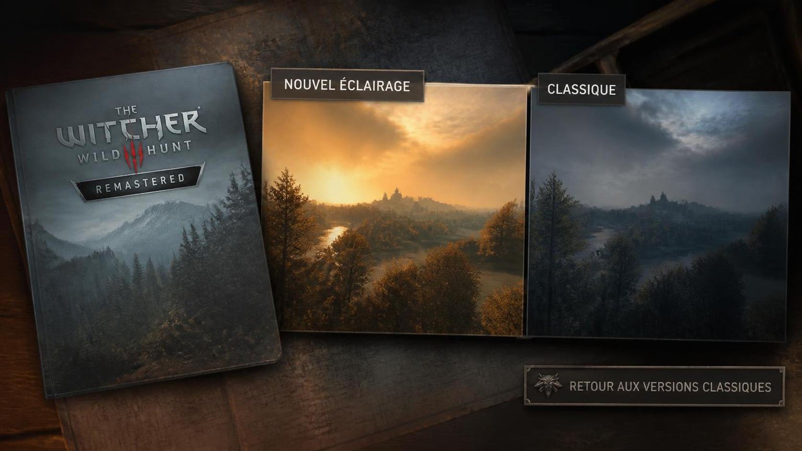 Illustration éditoriale de The Witcher 3 Remastered : éclairages repensés et retour aux versions classiques possible