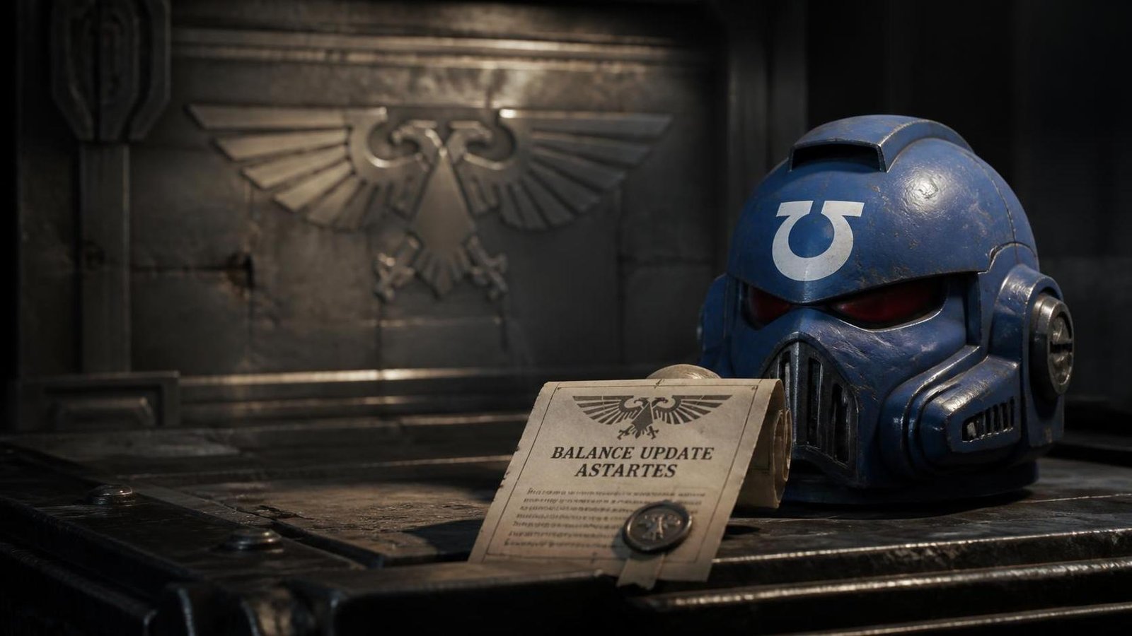 Illustration éditoriale de Warhammer 40,000 : mise à jour d’équilibrage des Astartes