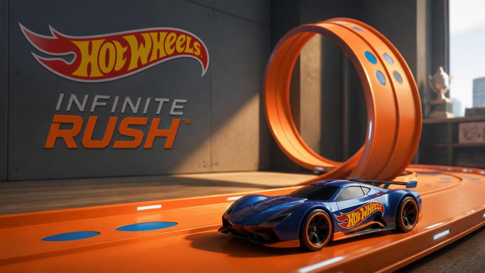 Illustration éditoriale de Hot Wheels Infinite Rush en accès anticipé : 5 raisons d’y jouer