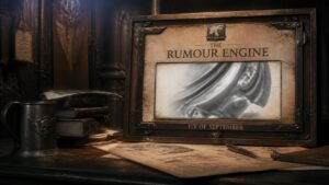 Illustration éditoriale de The Rumour Engine – 1st of September : teasing officiel dévoilé