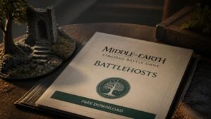 Illustration éditoriale de Middle‑earth Strategy Battle Game : règles Battlehosts gratuites à télécharger