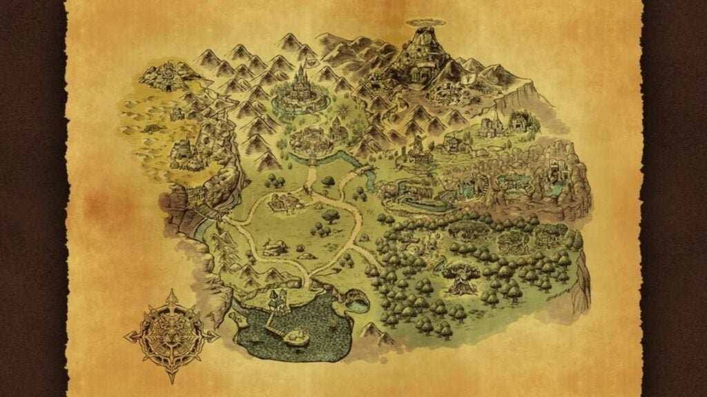 Nintendo montre la carte du monde de Zelda: Ocarina of Time sur Switch 2, avec comparaisons à la version N64 et légères différences de minimaps et topographie.