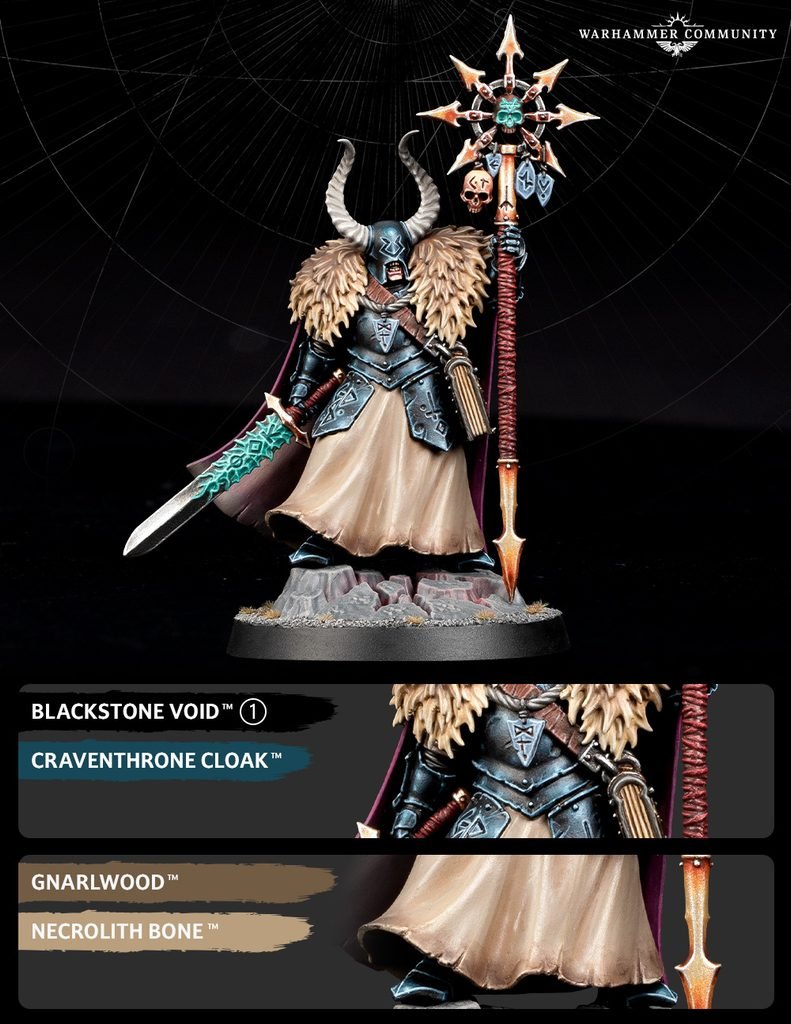 ’Eavy Metal dévoile ses dernières recettes Warhammer Tone Pro avec White Scars, Knights Excelsior et Chaos Sorcerer Lord avant la sortie des 150 peintures.