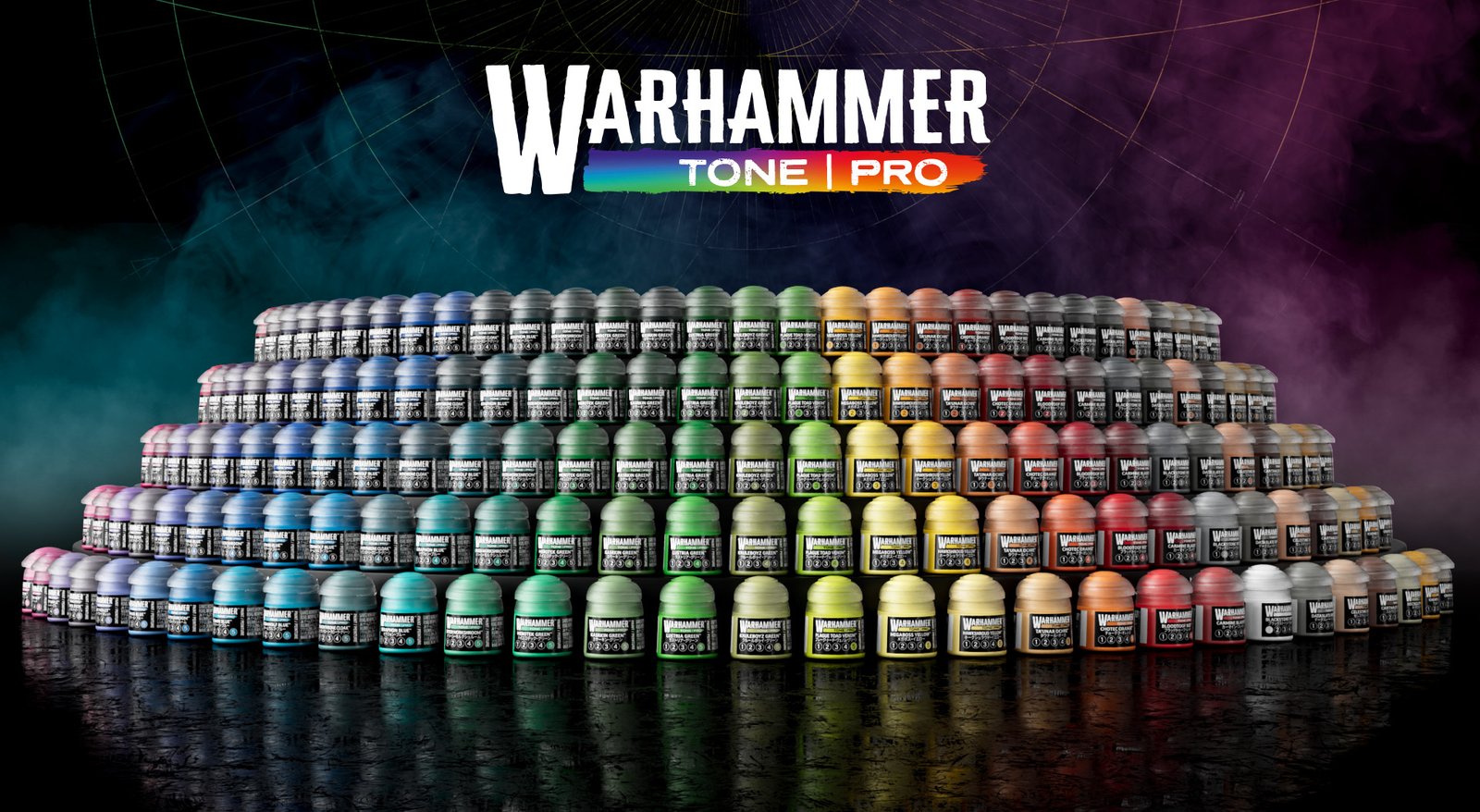 Guide complet Warhammer Tone Pro : 150 peintures, système de tons 1 à 5, mediums et 13 recettes ’Eavy Metal pour Ultramarines, Blood Angels, Imperial Fists et plus.