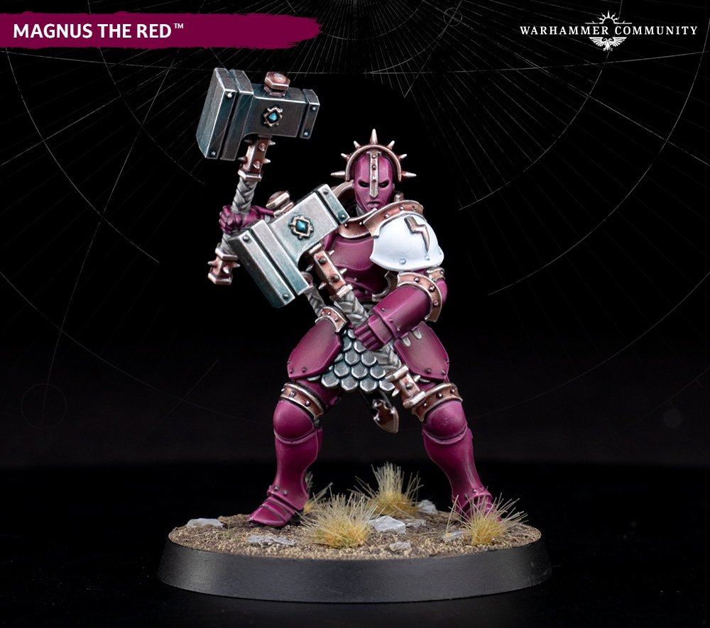 ’Eavy Metal dévoile ses recettes Warhammer Tone Pro pour Fuegan, un Blood Angel et un Liberator, avec Chotec Orange, Bloodtoof Red et Magnus the Red.