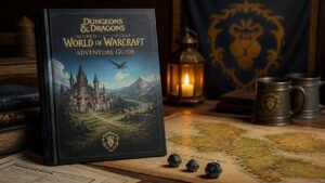Illustration éditoriale de Dungeons & Dragons: World of Warcraft adapte Azeroth au JdR, sortie le 12 novembre