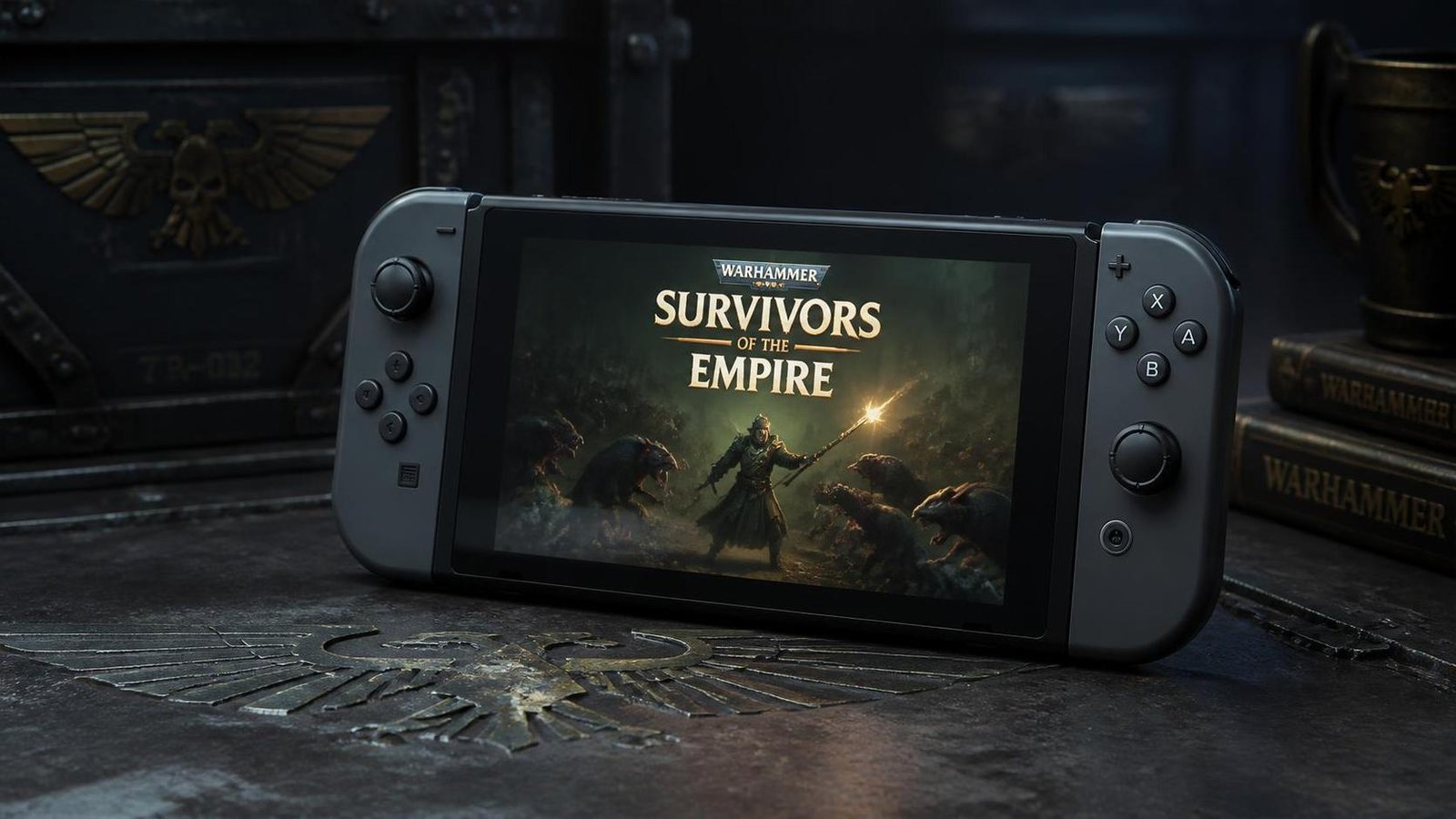 Illustration éditoriale de Warhammer's Take On Vampire Survivors Will Eat Our Free Time On Switch Next Month