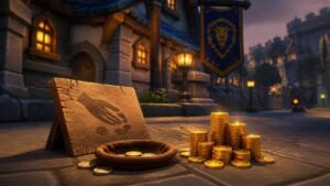 Illustration éditoriale de World of Warcraft: Forever transforme l’aumône en or en 2 h