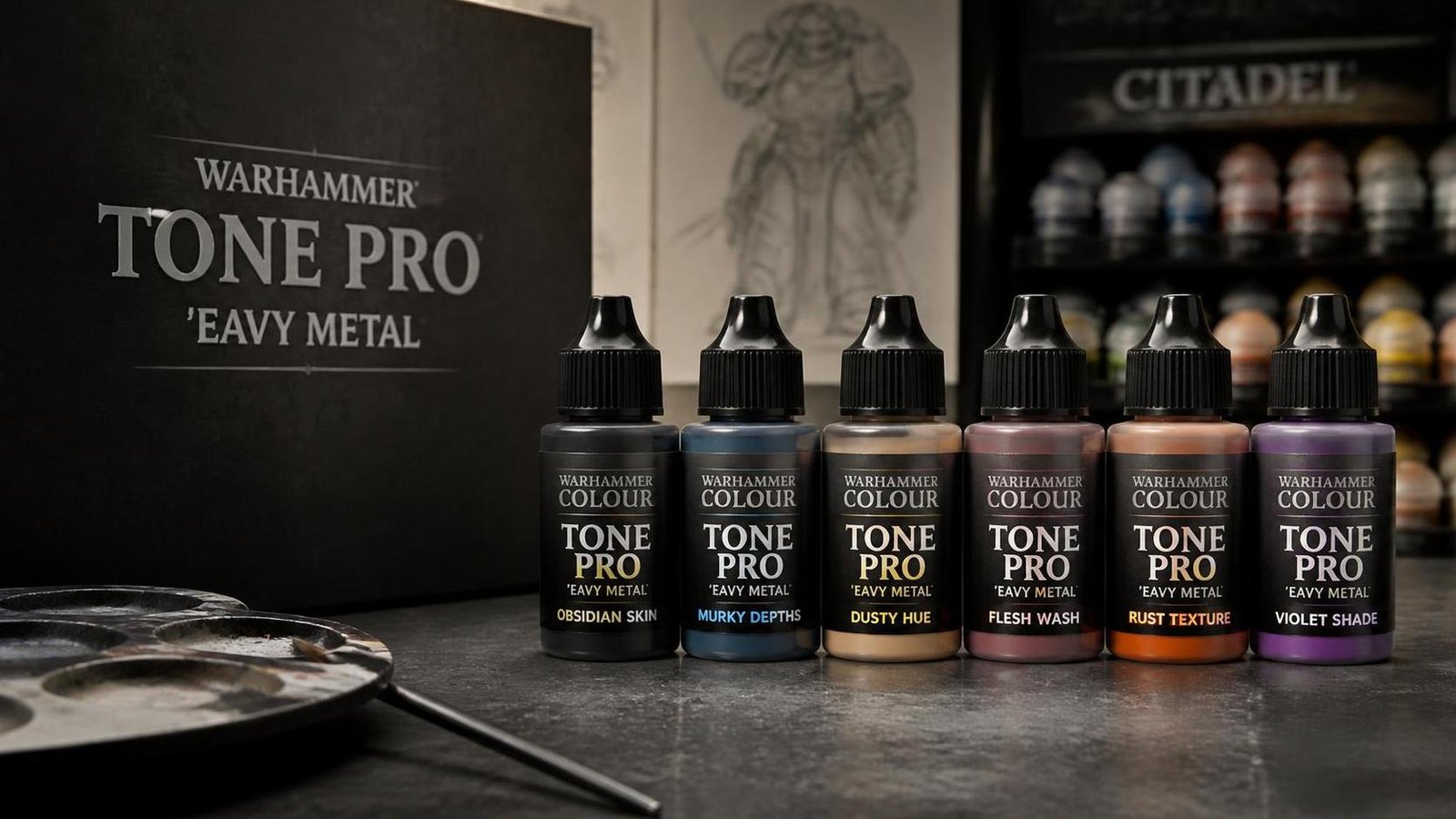 Illustration éditoriale de Warhammer Tone Pro : nouvelles couleurs par ’Eavy Metal