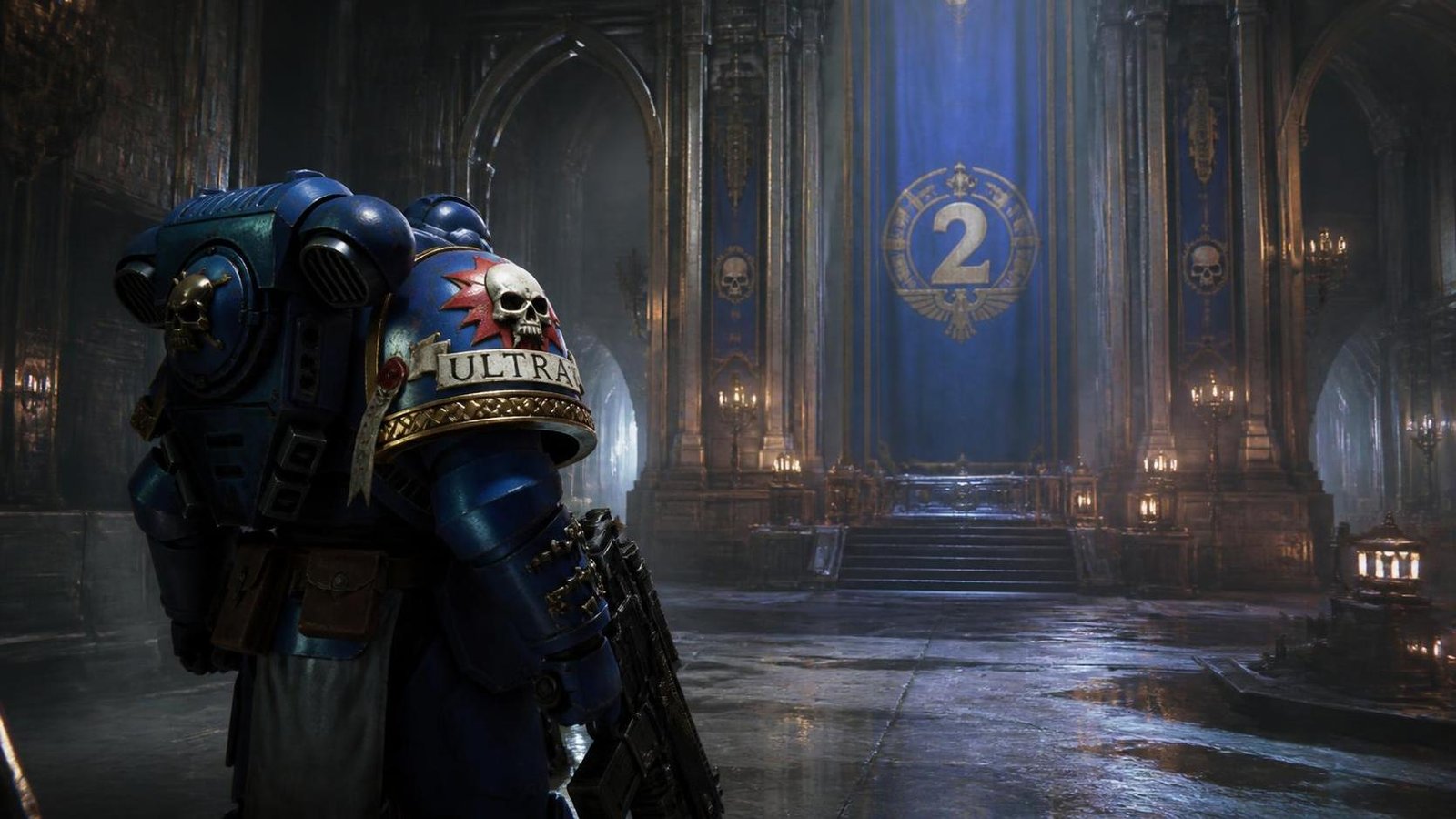 Illustration éditoriale de Space Marine 2 déploie une mise à jour anniversaire massive