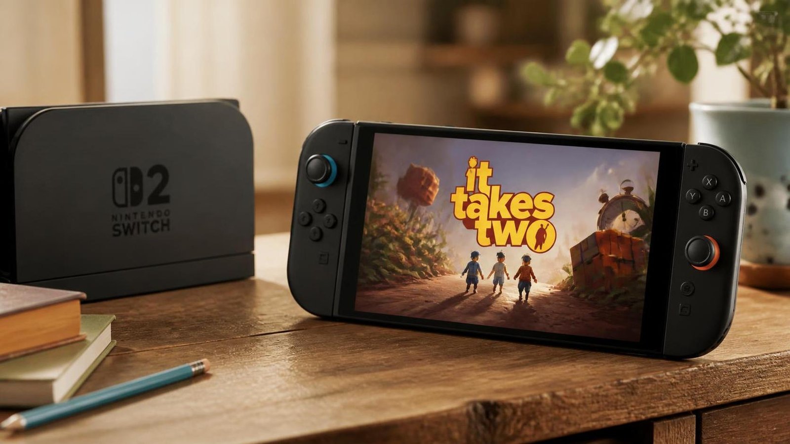 Illustration éditoriale de 'It Takes Two' Hops Onto Switch 2 Next Week, Marrying Visual Upgrades & Cross-Play