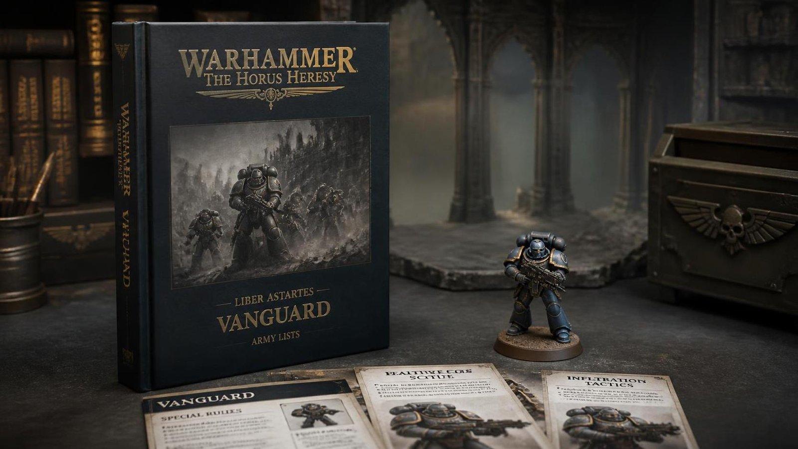 Illustration éditoriale de Warhammer: The Horus Heresy met à jour ses règles et booste Vanguard