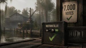 Illustration éditoriale de Hunt: Showdown plébiscite l’arrêt du motion blur après 7 000 votes