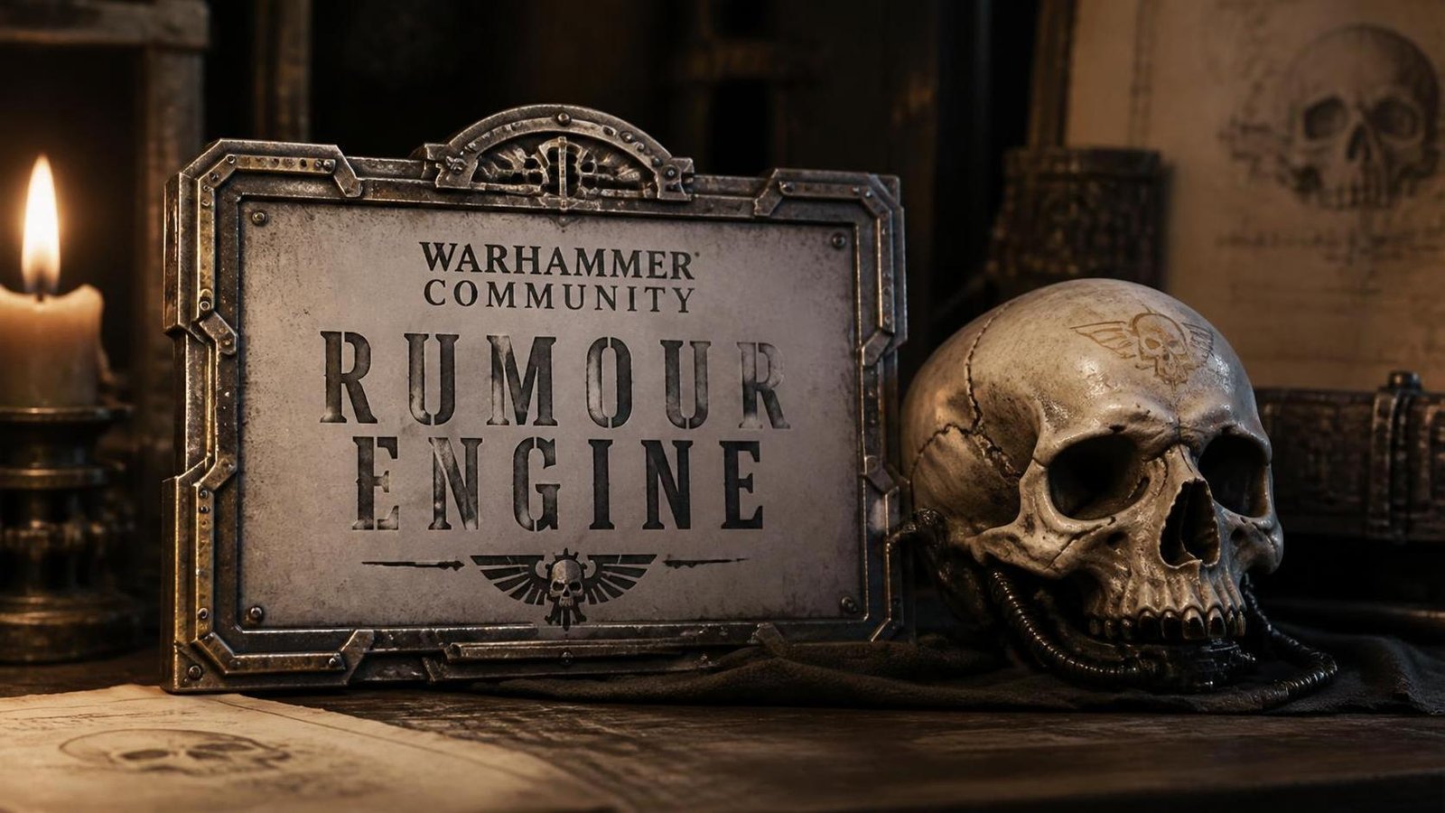 Illustration éditoriale de Warhammer Community : The Rumour Engine du 13 octobre dévoile des crânes